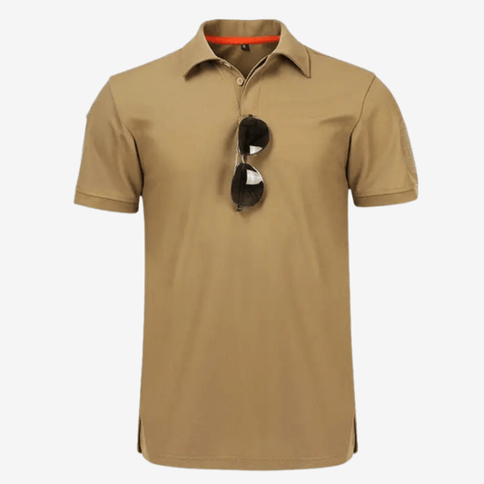 Polo Homme Manches Courtes Respirant pour Été - PanierRoyale