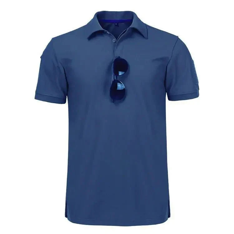 Polo léger à manches courtes pour homme