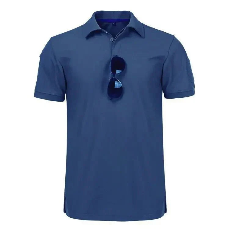 Polo Homme Manches Courtes Respirant pour Été