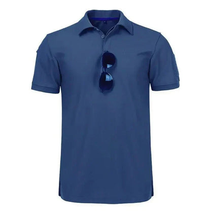 Polo Homme Manches Courtes Respirant pour Été