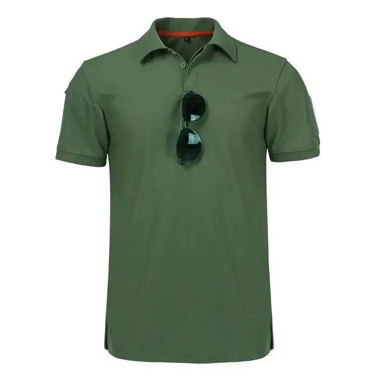 Polo Homme Manches Courtes Respirant pour Été