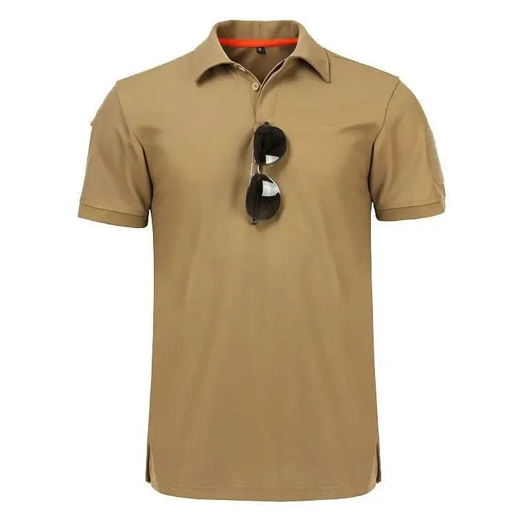 Polo léger à manches courtes pour homme