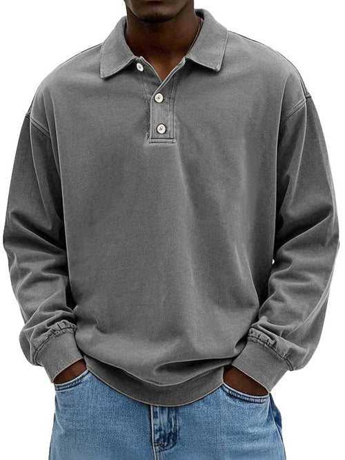 Sweat à manches longues Polo Homme décontracté