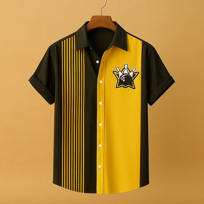 Polo Homme Classique Col Rond Rayé
