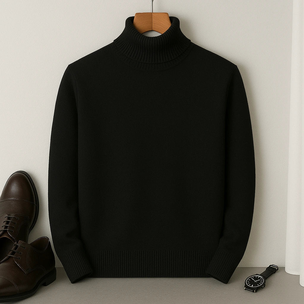 Pull Cachemire Homme Laine Mélangée Chaud et Confortable