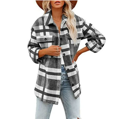 Veste Flanelle Grande Taille Confortable