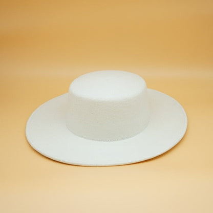 Chapeau Femme Élégant avec Fleurs Délicates