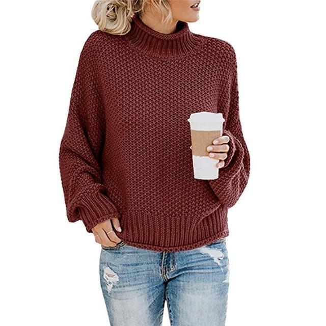 Pull à Manches Longues Chaud et Confortable Unisexe