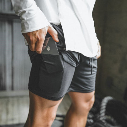 Shorts homme multidirectionnel sportif