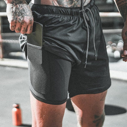 Shorts homme multidirectionnel sportif