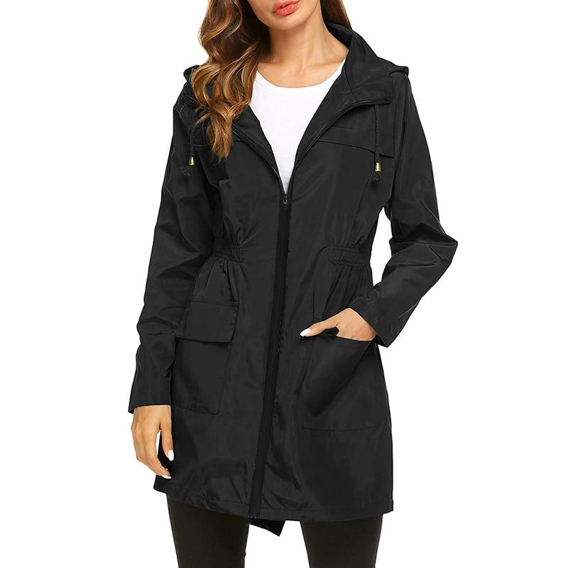 Manteau Femme Hiver À Capuche et Fermeture Éclair
