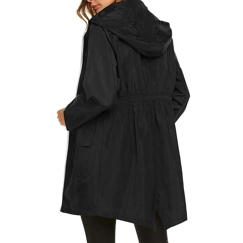 Manteau Femme Hiver À Capuche et Fermeture Éclair