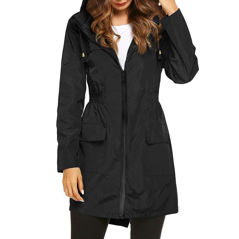Manteau Femme Hiver À Capuche et Fermeture Éclair