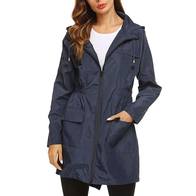 Manteau Femme Hiver À Capuche et Fermeture Éclair