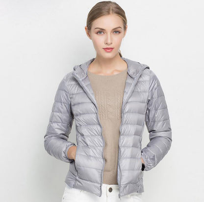 Veste Femme Hiver Légère et Chaude avec Capuche - PanierRoyale