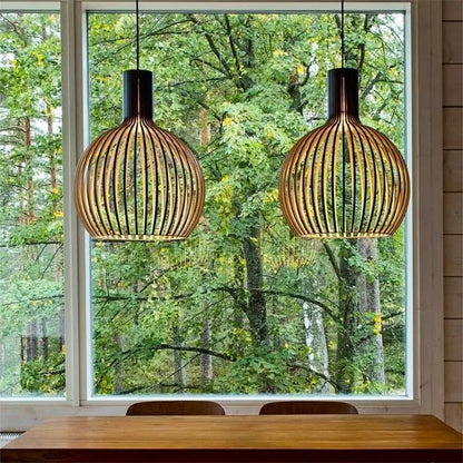 SophieShine | Handgefertigte Pendelleuchte aus Holz Zendoo.de