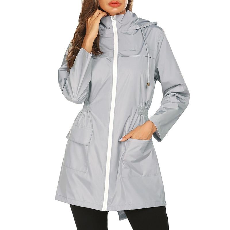 Manteau Femme Hiver À Capuche et Fermeture Éclair
