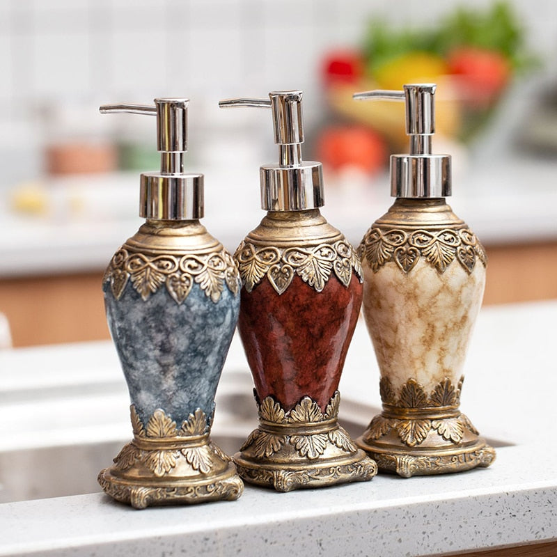 Distributeur de Savon en Verre avec Pompe Chic - PanierRoyale