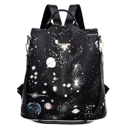 Sac à dos Floral avec Bretelles Réglables et Poche Intérieure