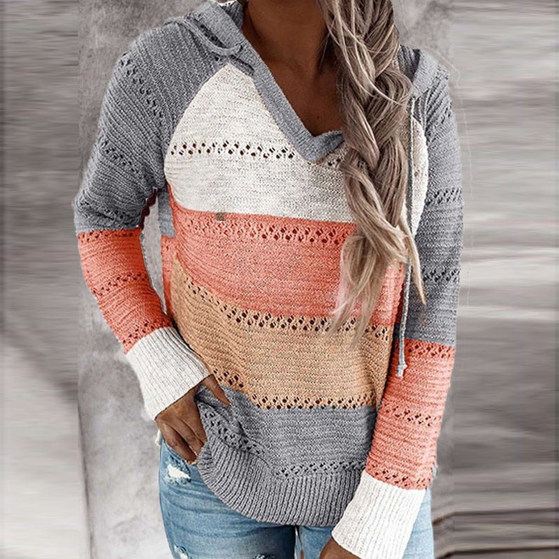 Pull en Maille Coloré Femme Hiver