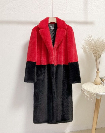 Manteau Femme Hiver Noir ou Beige Chic et Élégant