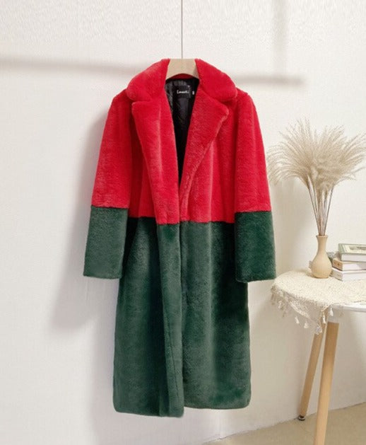 Manteau Femme Hiver Noir ou Beige Chic et Élégant