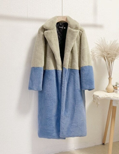 Manteau Femme Hiver Noir ou Beige Chic et Élégant