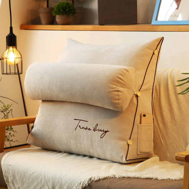 Coussin de Lecture Érgonomique pour Dos