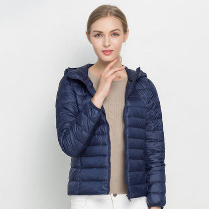 Veste Femme Hiver Légère et Chaude avec Capuche
