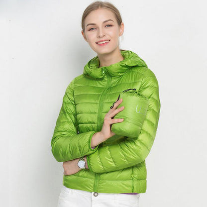 Veste Femme Hiver Légère et Chaude avec Capuche