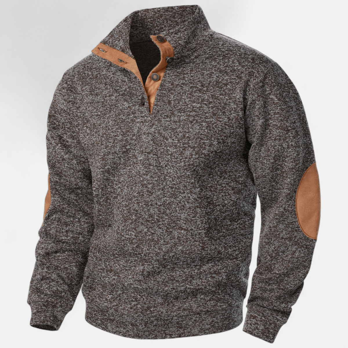 Pull d'Hiver Tricoté Col Montant Chic