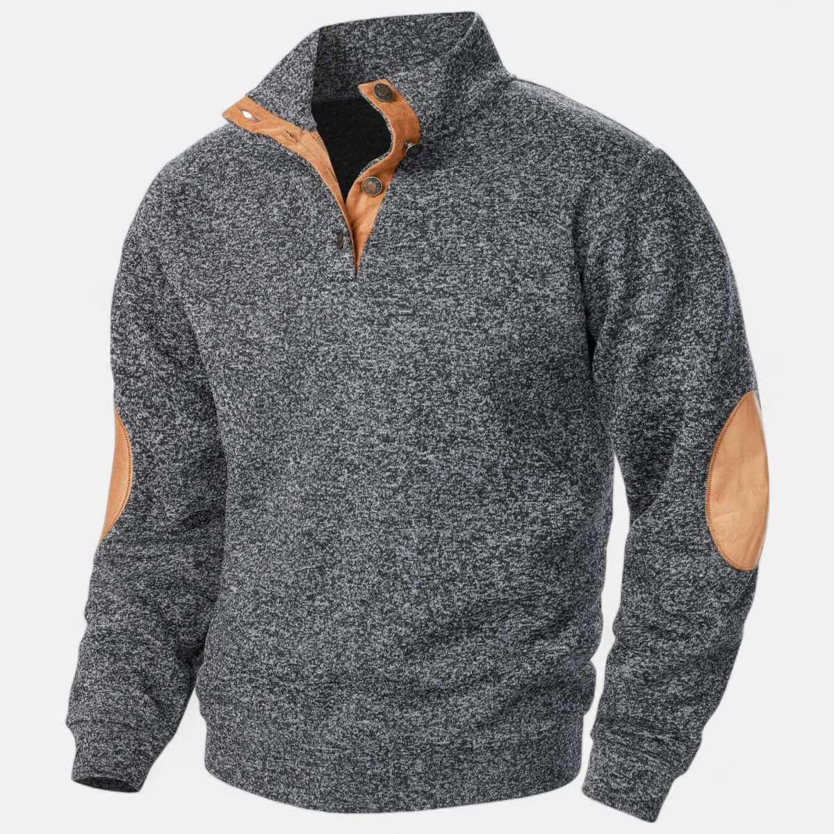 Pull d'Hiver Tricoté Col Montant Chic