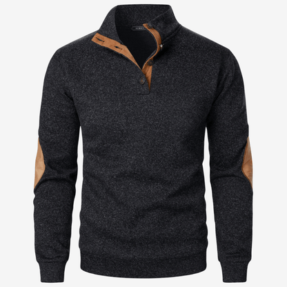 Pull d'Hiver Tricoté Col Montant Chic - luxestyle