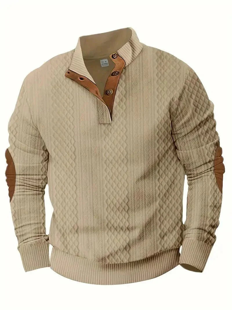 Pull Outdoor Robuste avec Renforts Épaules et Coudes