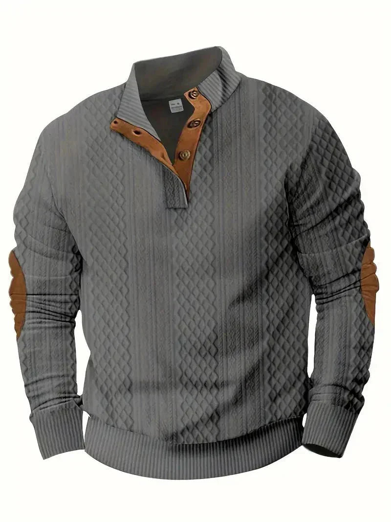 Pull Outdoor Robuste avec Renforts Épaules et Coudes