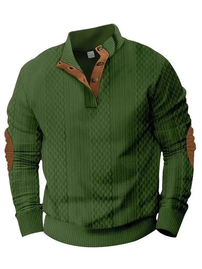Pull Outdoor Robuste avec Renforts Épaules et Coudes