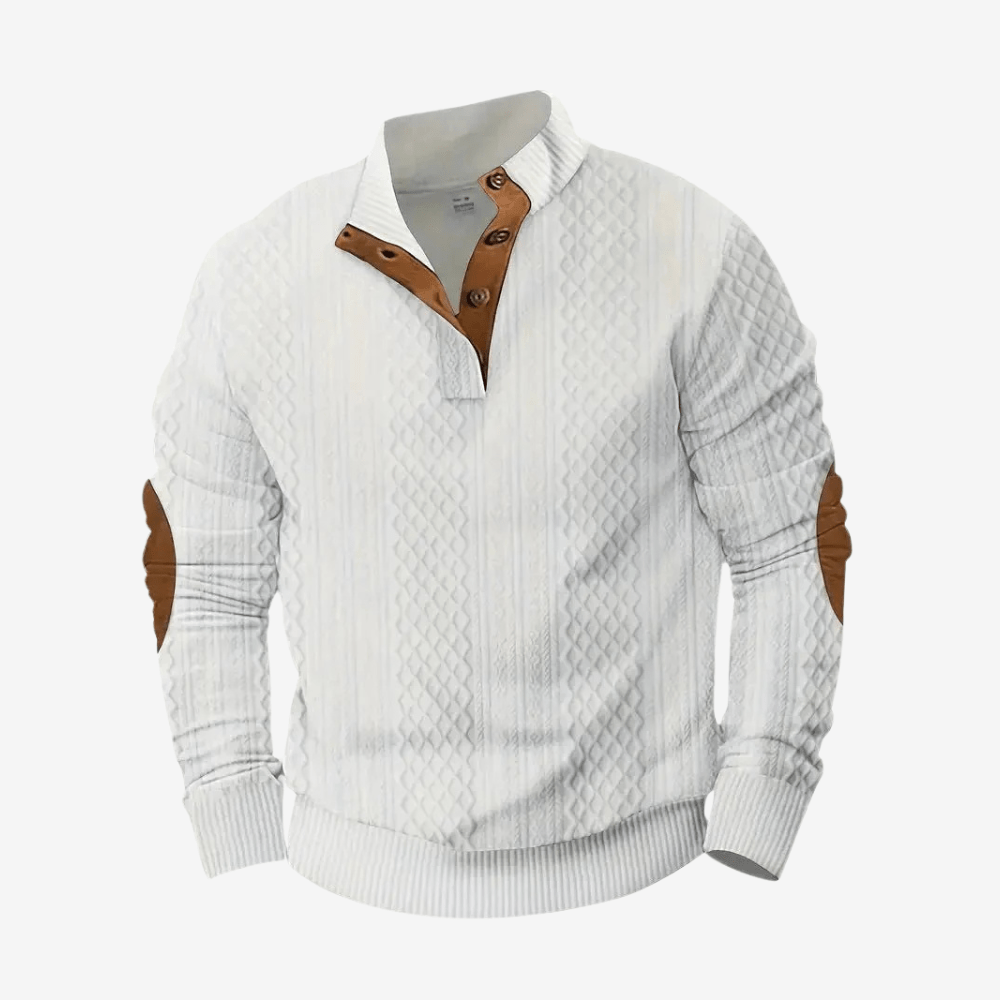 Pull Outdoor Robuste avec Renforts Épaules et Coudes - luxestyle