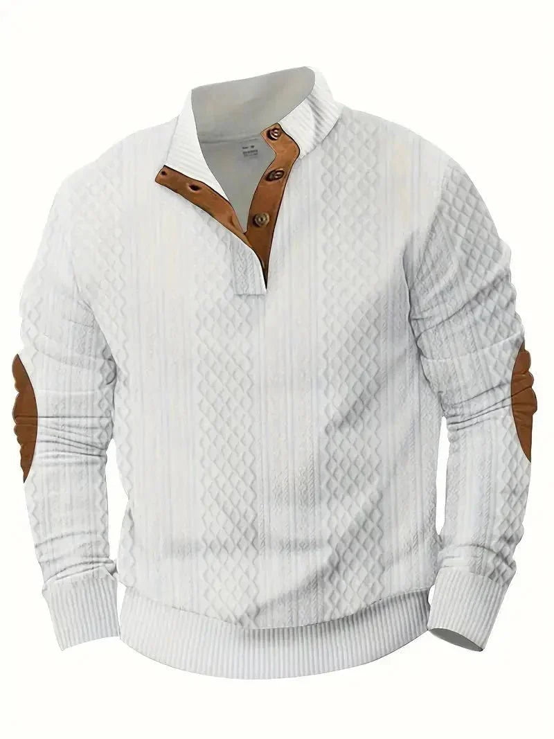 Pull Outdoor Robuste avec Renforts Épaules et Coudes