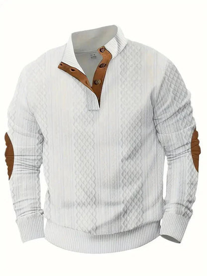 Pull Outdoor Robuste avec Renforts Épaules et Coudes