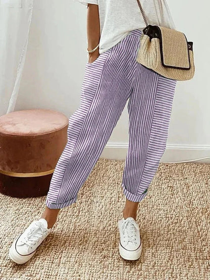 Pantalon Jeans Décontracté Femme Casual