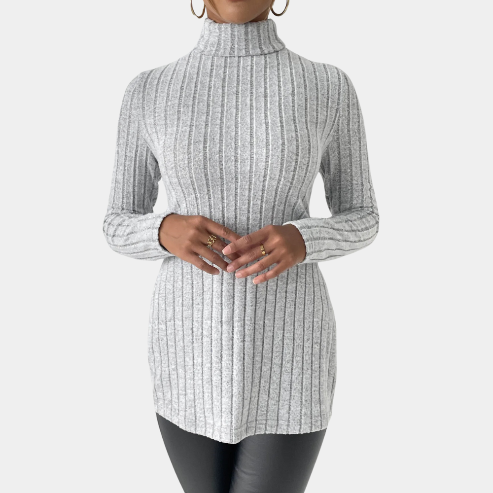 Pull Col En V Haut Femme Élégant
