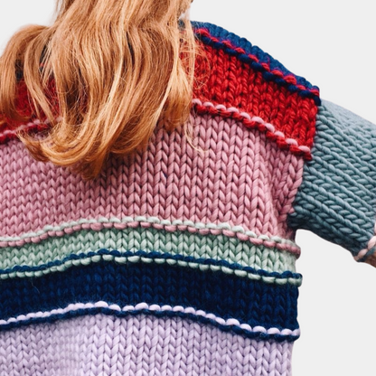 TEIA - Pull Tricoté Éclatant pour Femmes