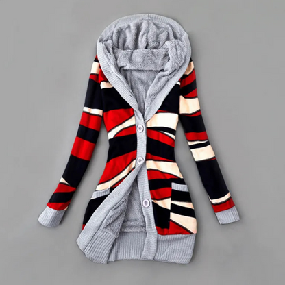 JOANA - Cardigan à Capuche Élégant pour Femmes
