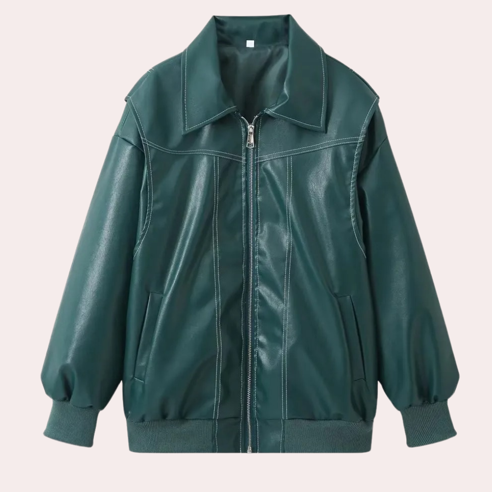 MANUELA - Veste de Motard Élégante pour Femmes