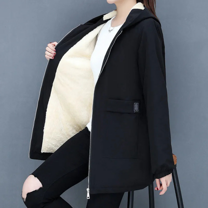KALEIA - Manteau à Capuche pour Femmes