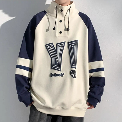 DANILLO - Pull à col montant tendance pour hommes