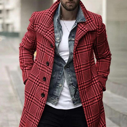 CHRISTOPHER - Manteau à Carreaux pour Hommes