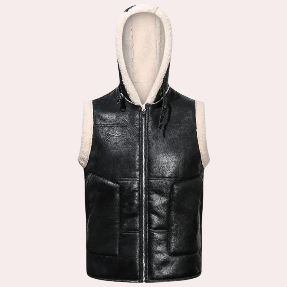 Veste Hiver Homme avec Capuche et Doublure Chaude