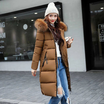Manteau D'hiver Élégant et Chauffant à Capuchon