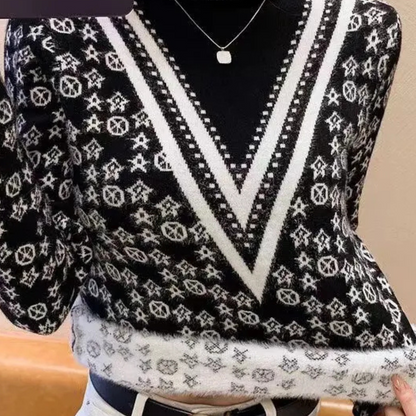 ELANY - Pull en Tricot pour Femmes en Hiver